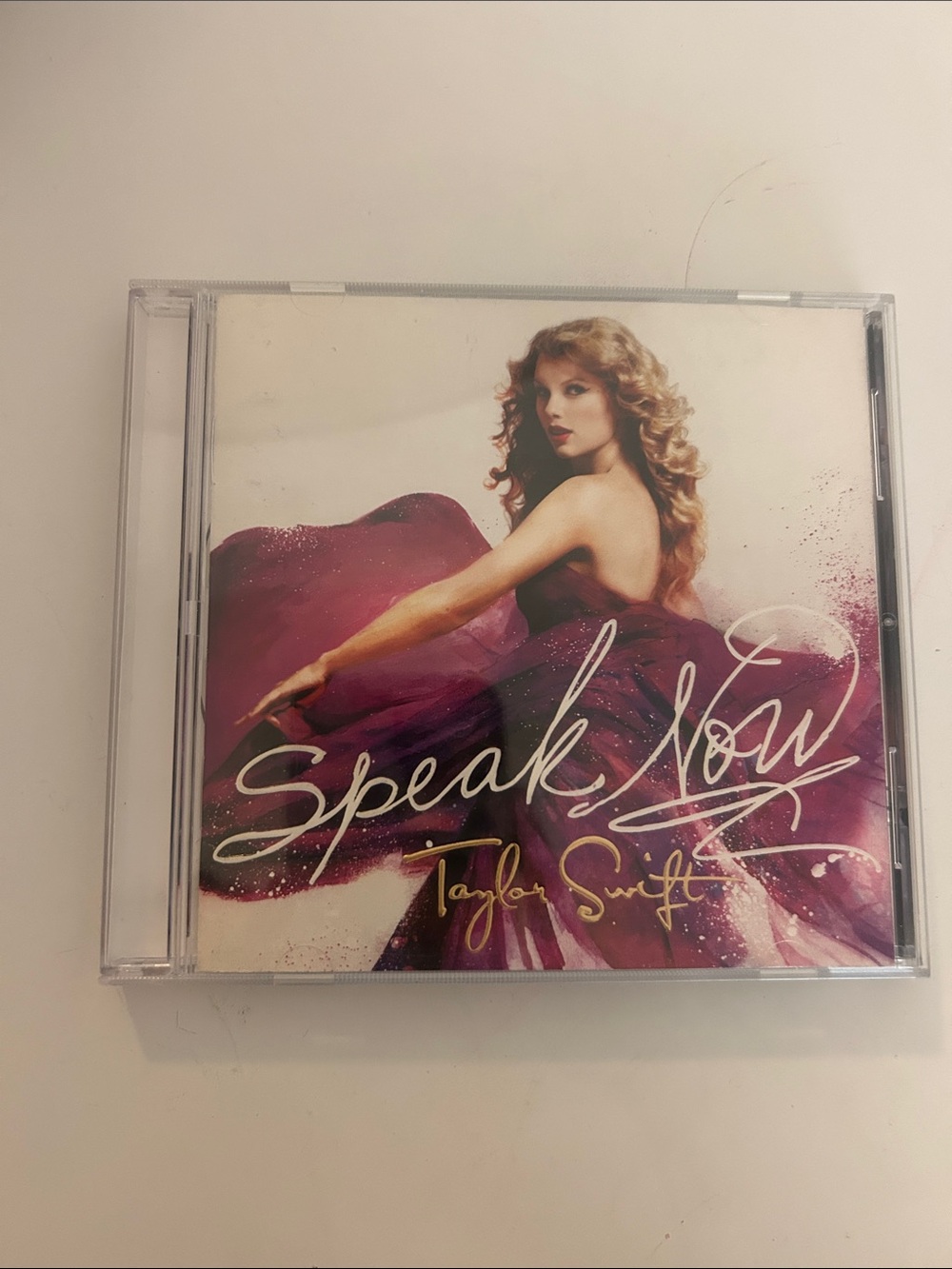 Speak Now CD — Purple/Pink Album Cover
